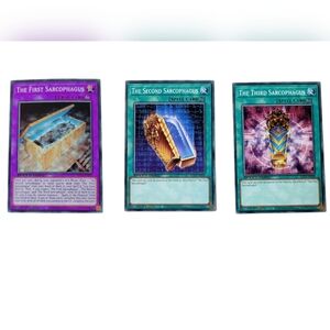 YU-GI-OH SARCOPHAGUS LOT ~ FIRST - SECOND - THIRD ~ MINT